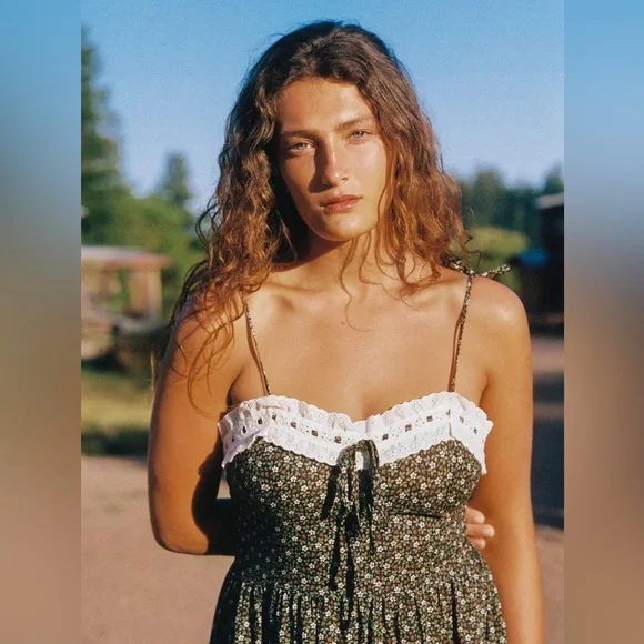 Christy Dawn Emma Dress in Night Strawberry Size XS - Picture 5 of 10